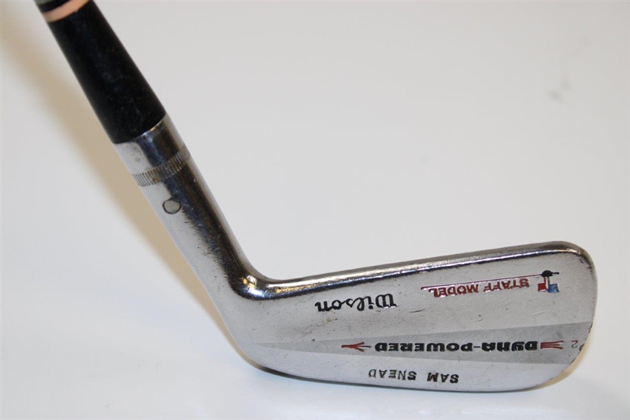 Sam Snead's Wilson 1957 Staff Model Sam Snead Dynapowered 2 Iron w/Family Letter