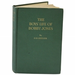 1931 The Boys Life of Bobby Jones 1st Edition Book by O.B. Keeler