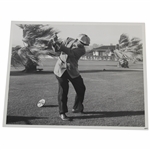 Dwight Eisenhower Swinging Club As Captured In Photo By Alex Morrison