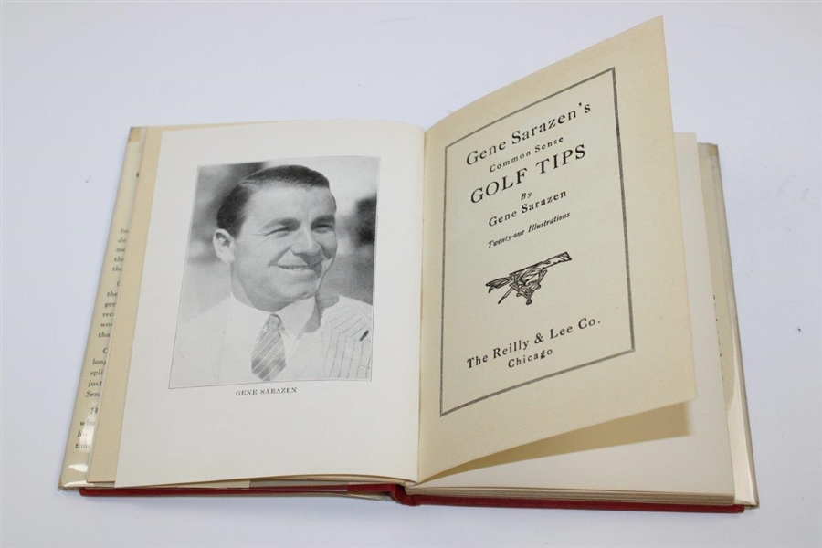 1924 'Gene Sarazen's Common Sense Golf Tips' Book