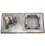 Golfer Putting by Britannia Silver Co. Desk Set