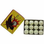 Classic Dozen Wrapped Falcon Steel Center Golf Balls in Original Box
