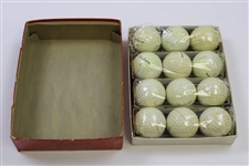 Classic Dozen Wrapped Falcon Steel Center Golf Balls in Original Box