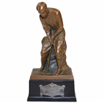 Vintage Brass WB 4192 Copyright USA Trophy with Bobby Jones Likeness