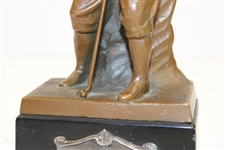 Vintage Brass WB 4192 Copyright USA Trophy with Bobby Jones Likeness
