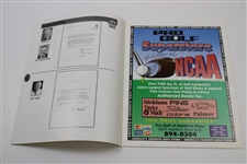 1996 NCAA Championship Official Program - Tiger's Only NCAA Championship Win