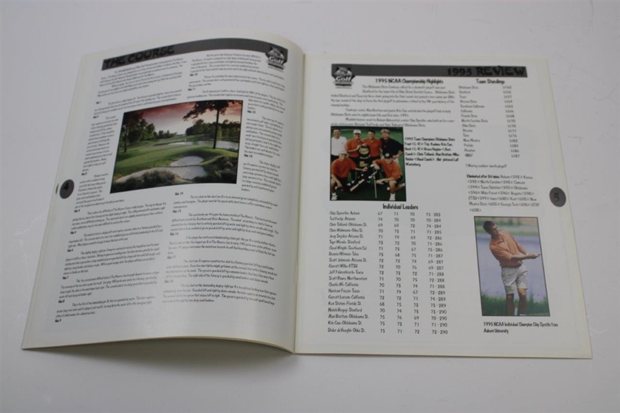 1996 NCAA Championship Official Program - Tiger's Only NCAA Championship Win