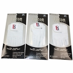 Three (3) FootJoy Custom Crested TPC Gloves in Original Packages