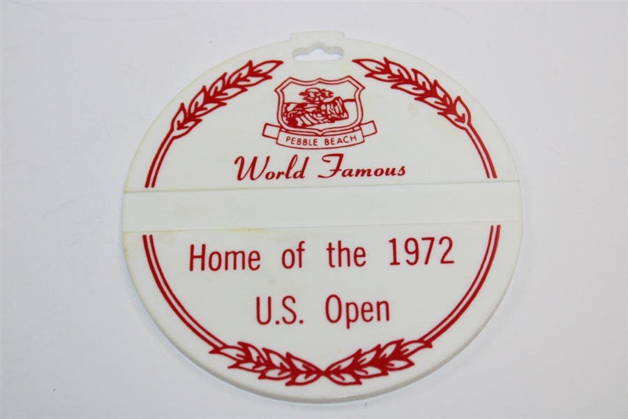 1972 US Open at Pebble Beach 'Home of the 1972 US Open' Bag Tag