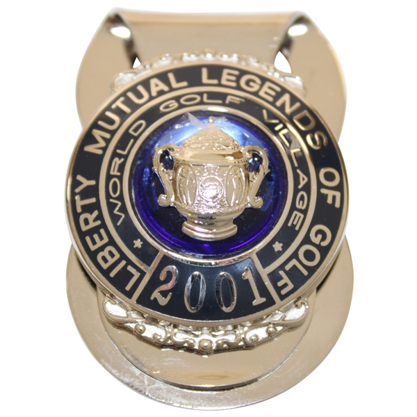2001 Liberty Mutual Legends Of Golf Money Clip/Badge