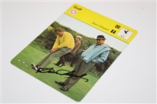 Sam Snead Signed 1978 'Golf' Sportscaster Card JSA ALOA