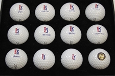 Classic Dozen Titleist Pro V1 Balls with TPC Logos in Display Box 
