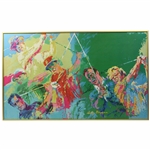 Arnold Palmer, Sam Snead & Gary Player Signed LeRoy Neiman Print - Framed JSA ALOA