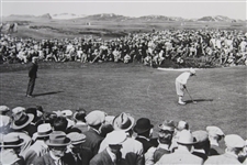 Bobby Jones Putting In Final Rd of 1927 Open at St. Andrews Acme Press Photo