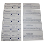 Ten (10) 1997 US Amateur Unused Scorecards - 5 Match Play & 5 Medal Play - Kuchar Champ