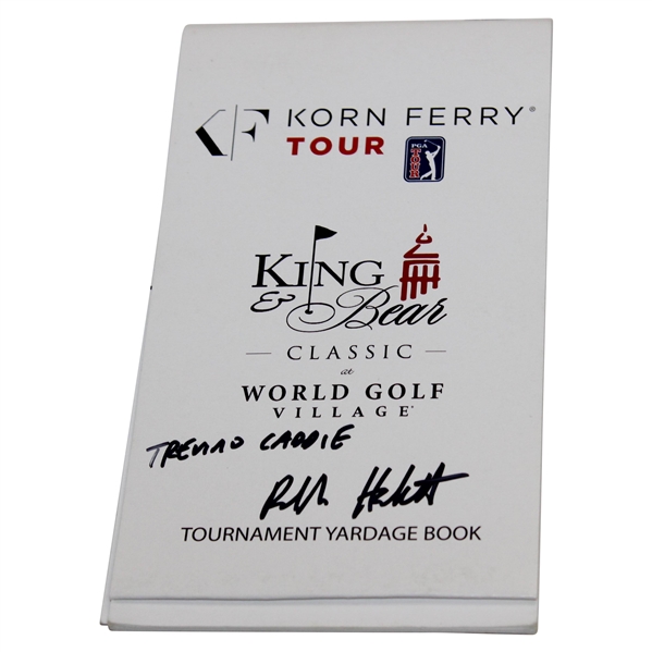 Ralph Hackett Signed Korn Ferry Tour King And Bear Classic Yardage Book 