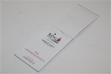 Ralph Hackett Signed Korn Ferry Tour King And Bear Classic Yardage Book 