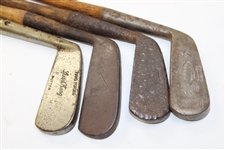 Four LH Vintage Clubs - Spalding Gold Medal/ Stewart/Lonsgworth/Speed King