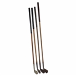 Four LH Vintage Clubs - Spalding Gold Medal/ Stewart/Lonsgworth/Speed King