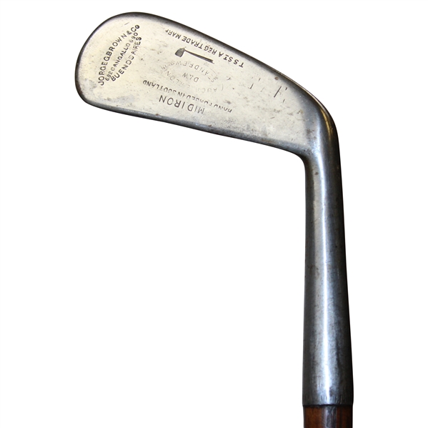 Auchterlonie D&W Hand Forged Jorge G. Brown & Co. Stewart Smooth Face Mid Iron