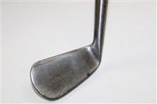 Auchterlonie D&W Stewart Smooth Face Mashie Iron with Shaft Stamp