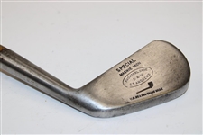 Auchterlonie D&W Stewart Smooth Face Mashie Iron with Shaft Stamp