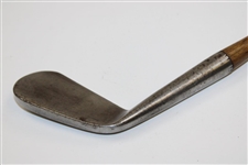 Auchterlonie D&W Stewart Smooth Face Mashie Iron with Shaft Stamp