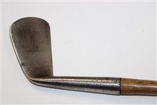 Auchterlonie D&W Stewart Smooth Face Mashie Iron with Shaft Stamp