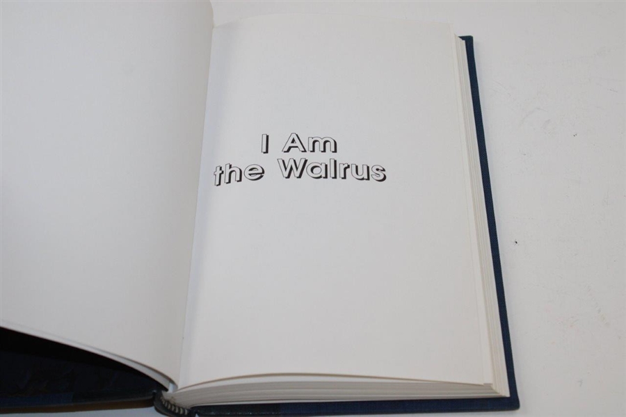 Deluxe Leather Bound Author's Edition 1995 'I Am The Walrus' Book by Craig Stadler