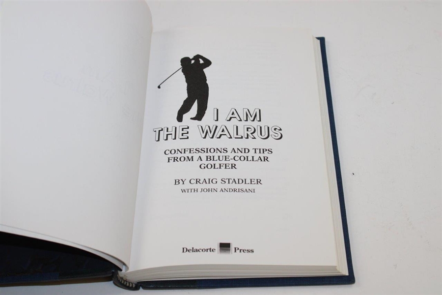 Deluxe Leather Bound Author's Edition 1995 'I Am The Walrus' Book by Craig Stadler