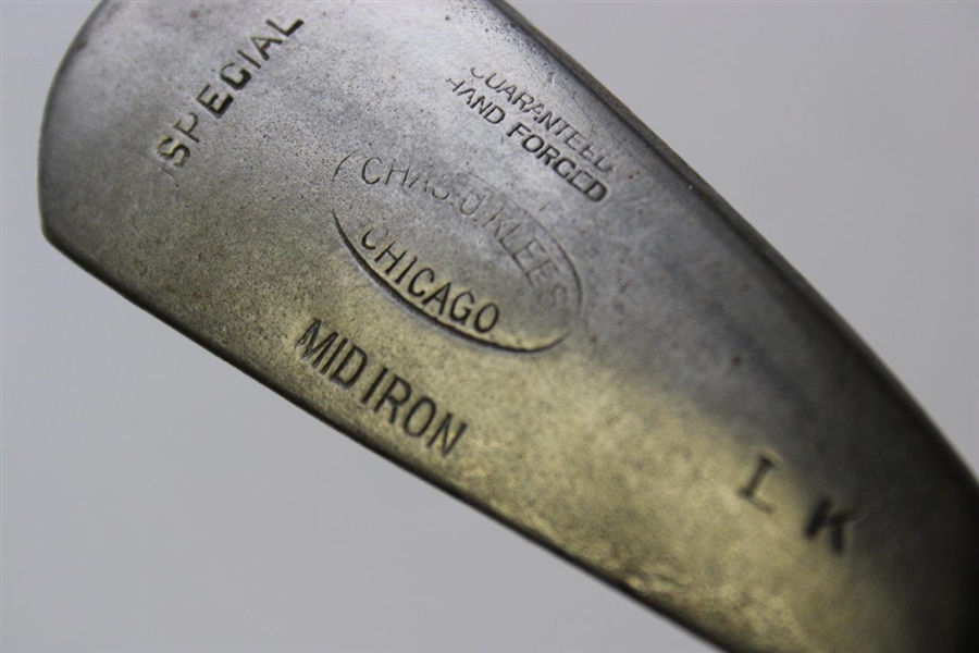 Charles Klees Iron Chicago Special L.K. Hand Punched Dot Face Mid Iron