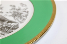 Augusta National GC Member Clubhouse Wedgwood Bone China Ltd Ed Plate #205