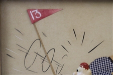 Unique Signed Golf Art Circa 1940'S -1950'S 