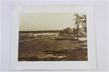 Pair of Vintage Sepia 11x14 Photos of Pine Valley Golf Club
