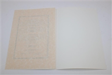 Warren Orlick's 1973 President's Dinner Menu W/ Autographs