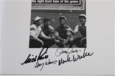 Price, Pate, Weibe & Weaver Signed 1989 US Open Hole-In-One Photo - Unlikely 4 Hole-In-Ones JSA ALOA