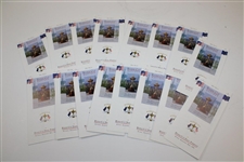 (16) 1991 Ryder Cup Pairing Sheets In Great Condition