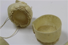 Makings Of 2 Reproduction Feathery Golf Balls Possibly Mason