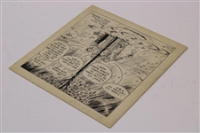 Original Ink Cartoon By Sullivan 'Slices Of Golf'