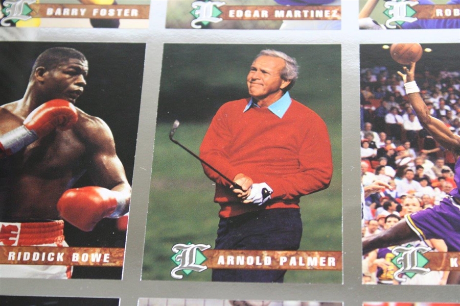 1993 Legends Sports Memorabilia Magazine Arnold Palmer On Cover And Uncut Cards