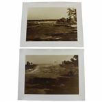 Pair of Vintage Sepia 11x14 Photos of Pine Valley Golf Club