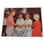 President Jerry Ford Signed Photo At Golf Event w/ JSA ALOA 