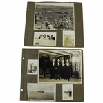 2 Vintage & Original Henry Cotton Scrapbook Pages