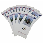 (16) 1991 Ryder Cup Pairing Sheets In Great Condition