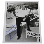 Sam Snead Signed Black And White Photo w/JSA ALOA 