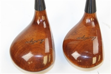 Ben Hogan Apex Model Oil Hardened Driver & 3 Wood (Persimmon)