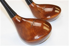 Ben Hogan Apex Model Oil Hardened Driver & 3 Wood (Persimmon)