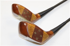 Ben Hogan Apex Model Oil Hardened Driver & 3 Wood (Persimmon)