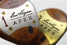 Ben Hogan Apex Model Oil Hardened Driver & 3 Wood (Persimmon)
