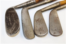 Golf Bag Made by Cliff with Six (6) Woodshaft Clubs